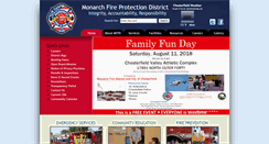 Desktop Screenshot of monarchfpd.org